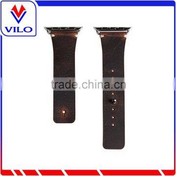 For Apple Watch Genuine Leather Original Watch Band With Connection Adapter Clip photo-3