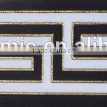 Foshan decorative polished crystal tiles italian marble flooring border designs