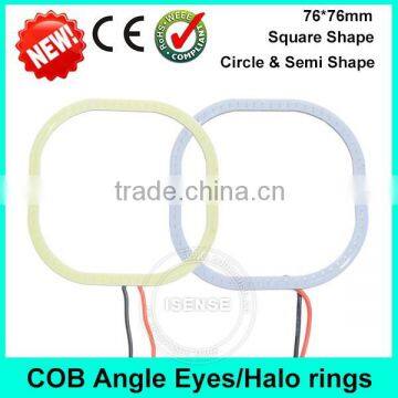 Single color or rgb led cob halo rings angle eyes led for E46