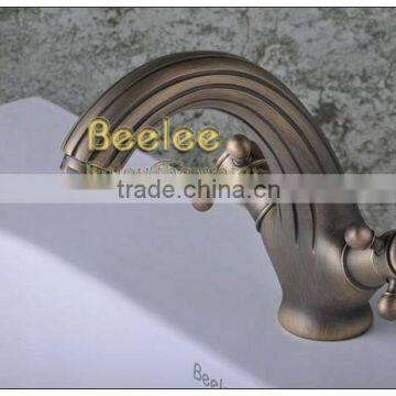 Beelee Single Lever Antique Brass Bathroom Faucet