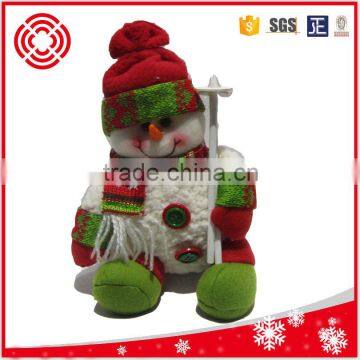 Lovely Christmas santa gift/ christmas santa snowman plush doll