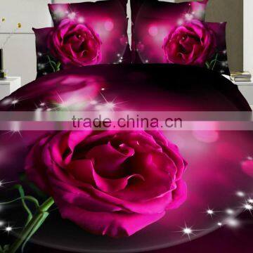 100% polyester the cheap of Flower bedding sets new style