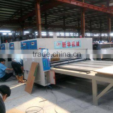Semi-Automatic Corrugated Carton Box Printer Slotter Die-cutter Manufacturing photo-3