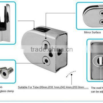 Stainless Steel Railing Glass Clip for Indoor and Outdoor Handrail photo-5