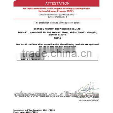 Natural Brassinolide for Increasing Higher Yield