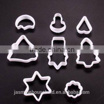 Food grade Hot sale Promotional 8pcs PP cookie cutters set