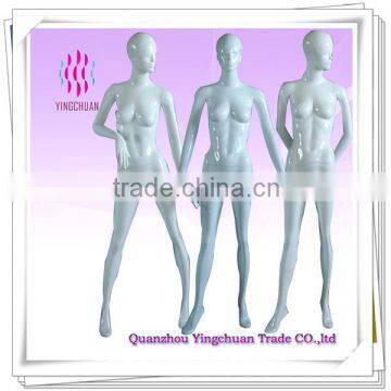 Fashion free style full body female fiberglass mannequin