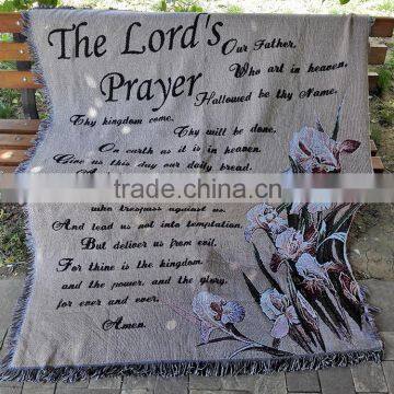 Do custom design gobelin English and throw blanket tapestry