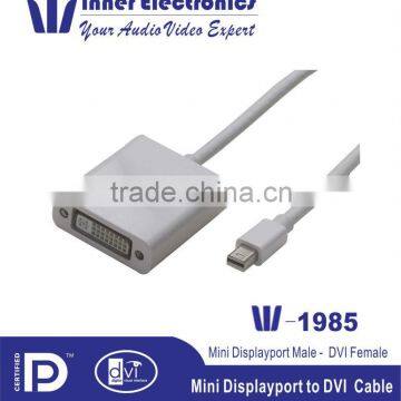 High Quality DisplayPort to DVI M/F Cable W-1985