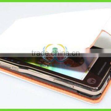 new product leather flip case for moto