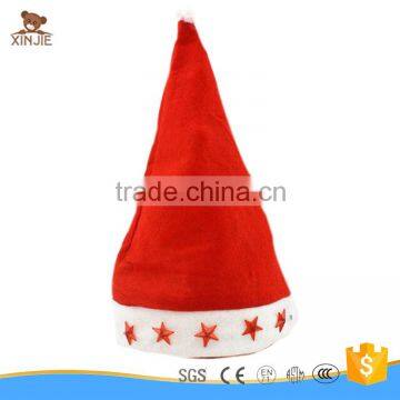 2016 Winter promotional custom christmas santa hats