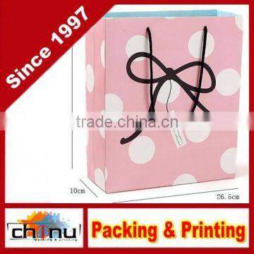 Art Paper White Paper, Paper Gift Shopping Promotion Bag (210027)