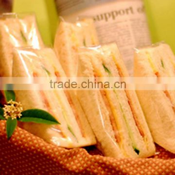 food grade transparent cpp triangle sandwich packaging bag