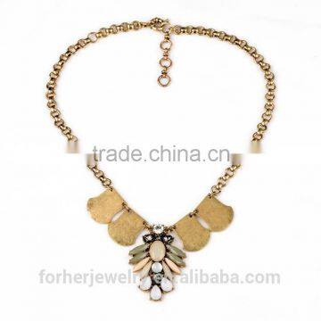 Available item 2015 latest design beads necklace for women SKA4731