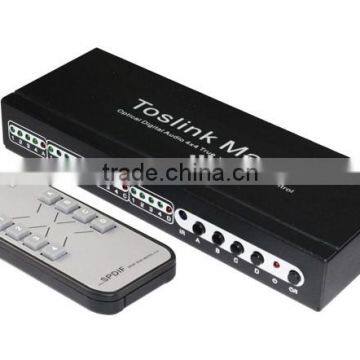 4x4 Optical Video Audio Toslink Converter Adapter