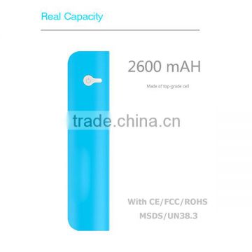 2015 New gift RoHS Power Bank 2600mah Mobile Charger