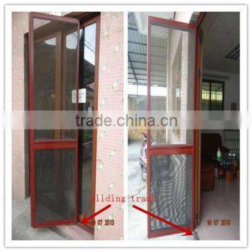 aluminium double glass doors/thermal insulated aluminium door