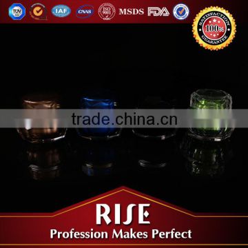 Ink Sprayed Pattern Cosmetic Round Straight Acrylic Cream Jars cosmetic packaging