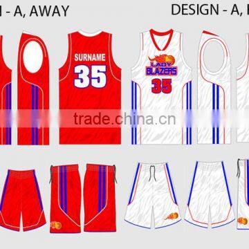 Dri Fit Full Sublimation OEM Service Design Your Own Basketball Uniform