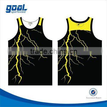 Breathable no Minimum Dye Sublimation Tank Tops