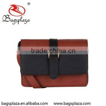 Alibaba China High Quality Mix Color PU Leather Casual Men Messenger Bag