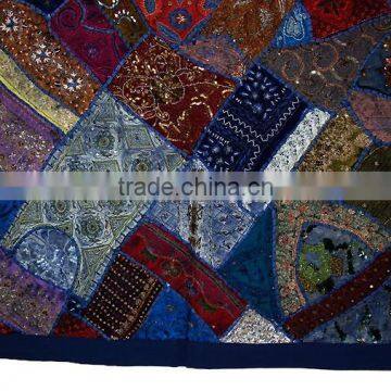 Indian designer Embroidery/zari Tapestry Wall Hanging, Table Runner