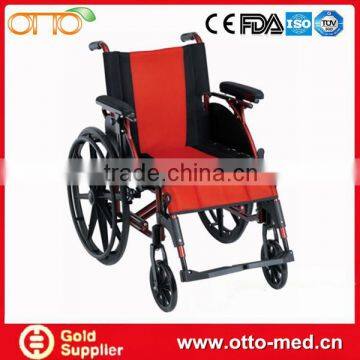 Aluminum ultra lightweight folding wheelchair