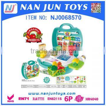 Vegetable Market Pretend Play Toy Set Plastic Play Set Educational Toy