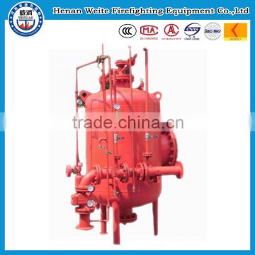 Fire fighting water sprinkler system Class A fires special foam liquid storage tank