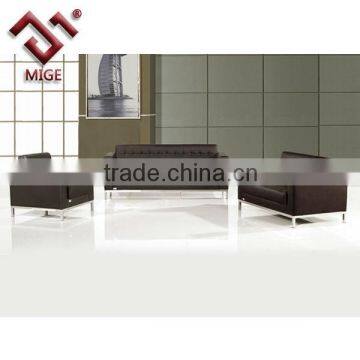 1+2+3 office sofa set ,leather surface