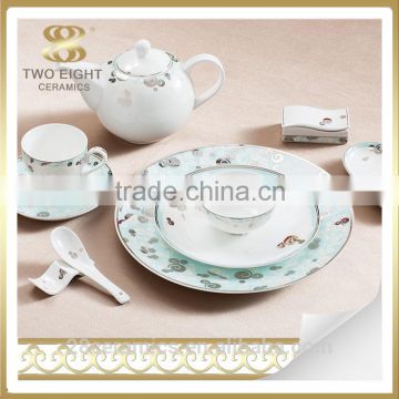 Wholesale chinese tableware, cutlery wedding gifts, wedding charge plates