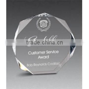 Customized acrylic displays ,high quality crystal roundness acrylic awards display