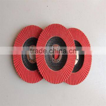 Resin Bonding Agent and Dish Shape stainless steel flap disc ceramic material