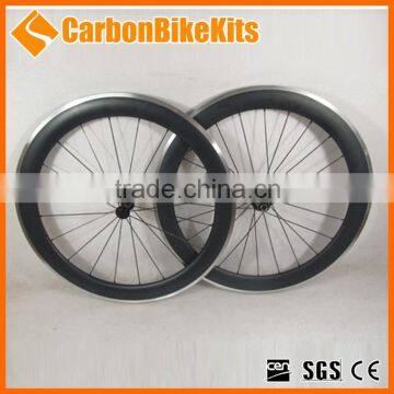 CarbonBikeKits High quality alloy brake surface carbon 60mm road wheels PW60C-A                        
                                                Quality Choice