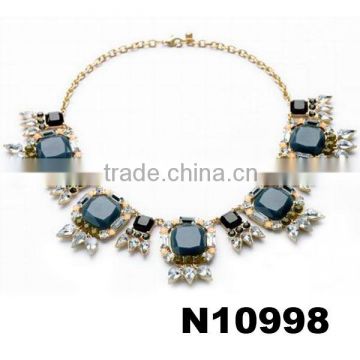 wholesale fashion stones chunky statement necklaces in china