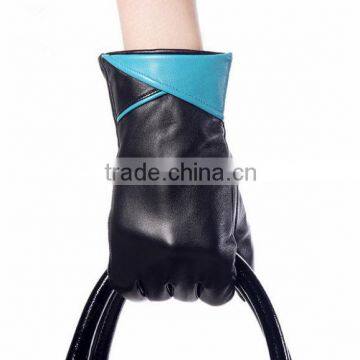 Wholesale women fashion winter leather gloves