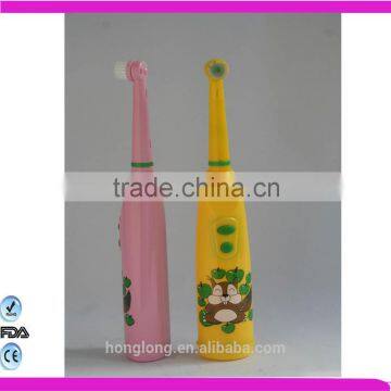 battery toothbrush for kid with cute cartoon