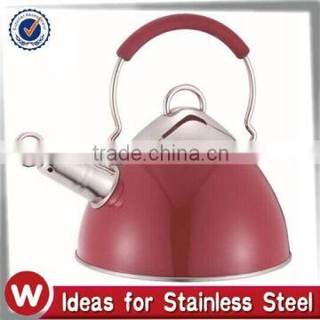 Stainless Steel Whistling Kettle With Coating