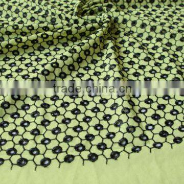 the embroidery ;water soluble mesh embroidery fabric