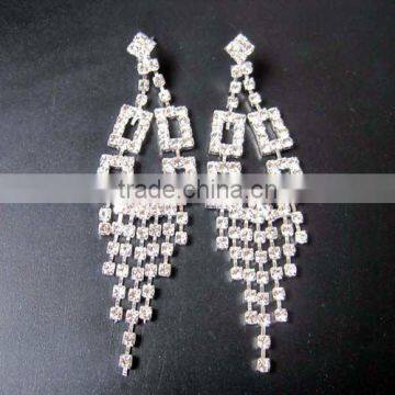 big diamond wedding earrings