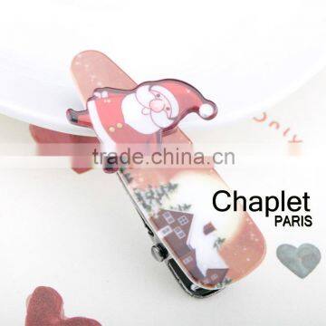 Wholesale Santa Claus hair clips hair grips hair accessories