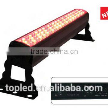 Half meter dmx led bar 4 sections control RGB LED Wall washer battery powered lighting bar