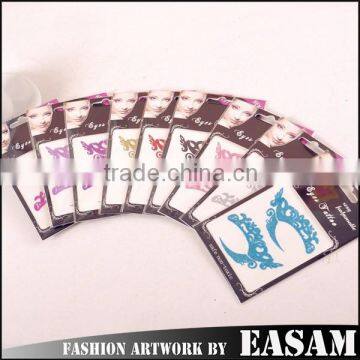 Easam hot glitter eye sticker with 9 colors