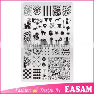 Halloween design nail art stamping plate,2016 hot nail art plate