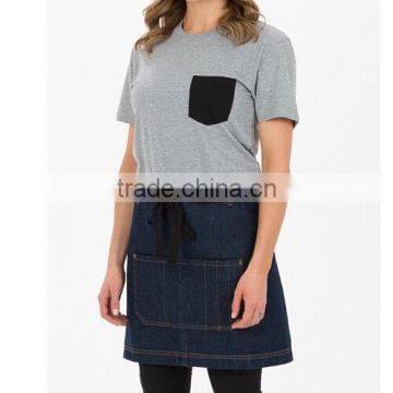 Denim Waist Apron For Kitchen