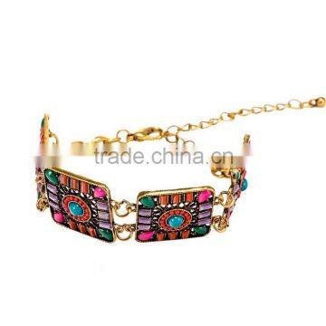 Free Sample 2016 New Design Gold Tone Hamsa Bracelet photo-4