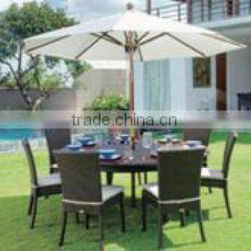 Poly Rattan Dining Set