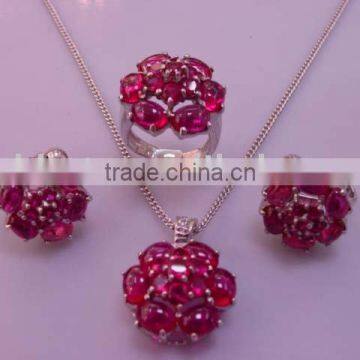 Fiery-red Guava Small Jewellery Sets