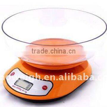 Digital Kitchen Scale with Removable Bowl