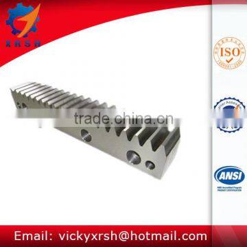 High quality C45 steel CNC machined gear rack rail